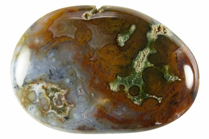 Polished Ocean Jasper Stone - Madagascar #330010